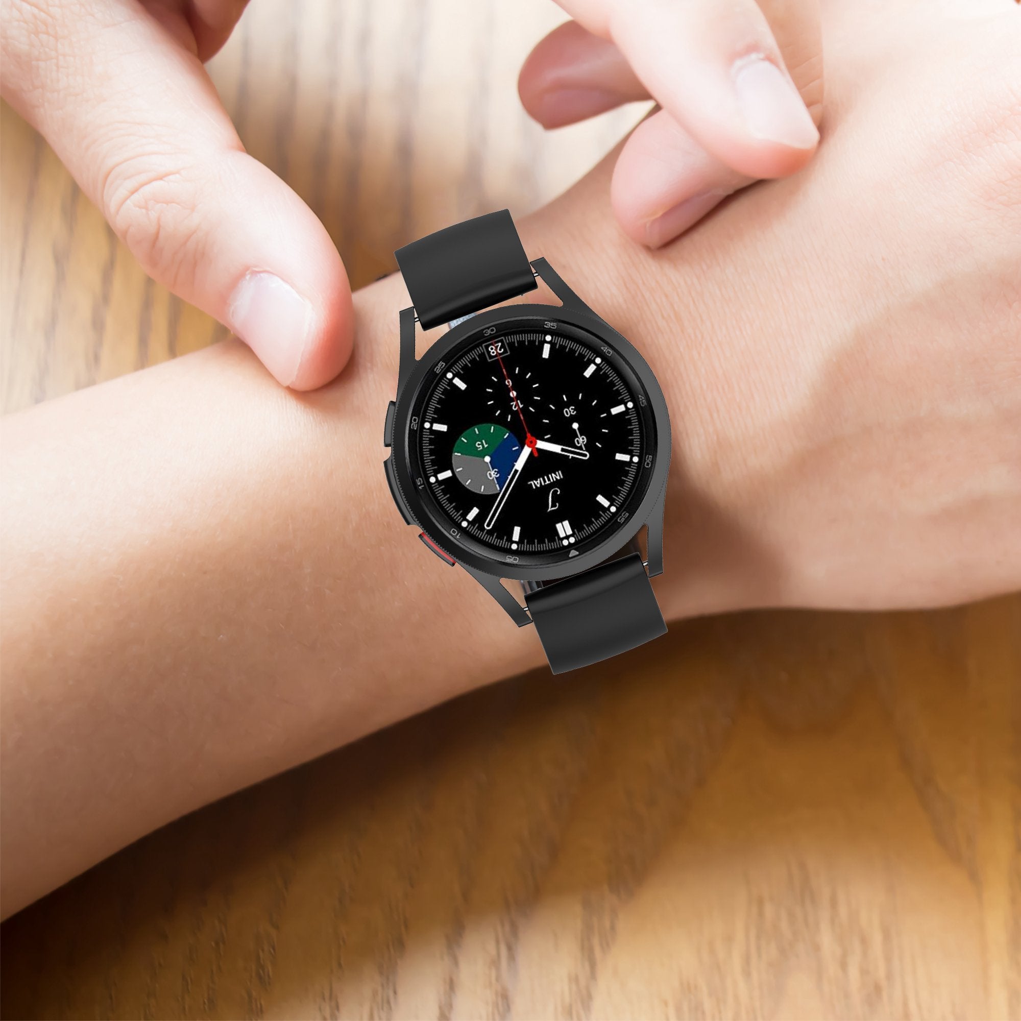 For Samsung Galaxy Watch 5 Pro 45mm Huami Amazfit Bip 3 3 Pro Silicone Watch Band 20mm Adjustable Wrist Strap Adjustment For Samsung Galaxy Watch 5 Pro 45mm Huami Amazfit Bip 3 3 Pro Silicone Watch Band 20mm Adjustable Wrist Strap Adjustment